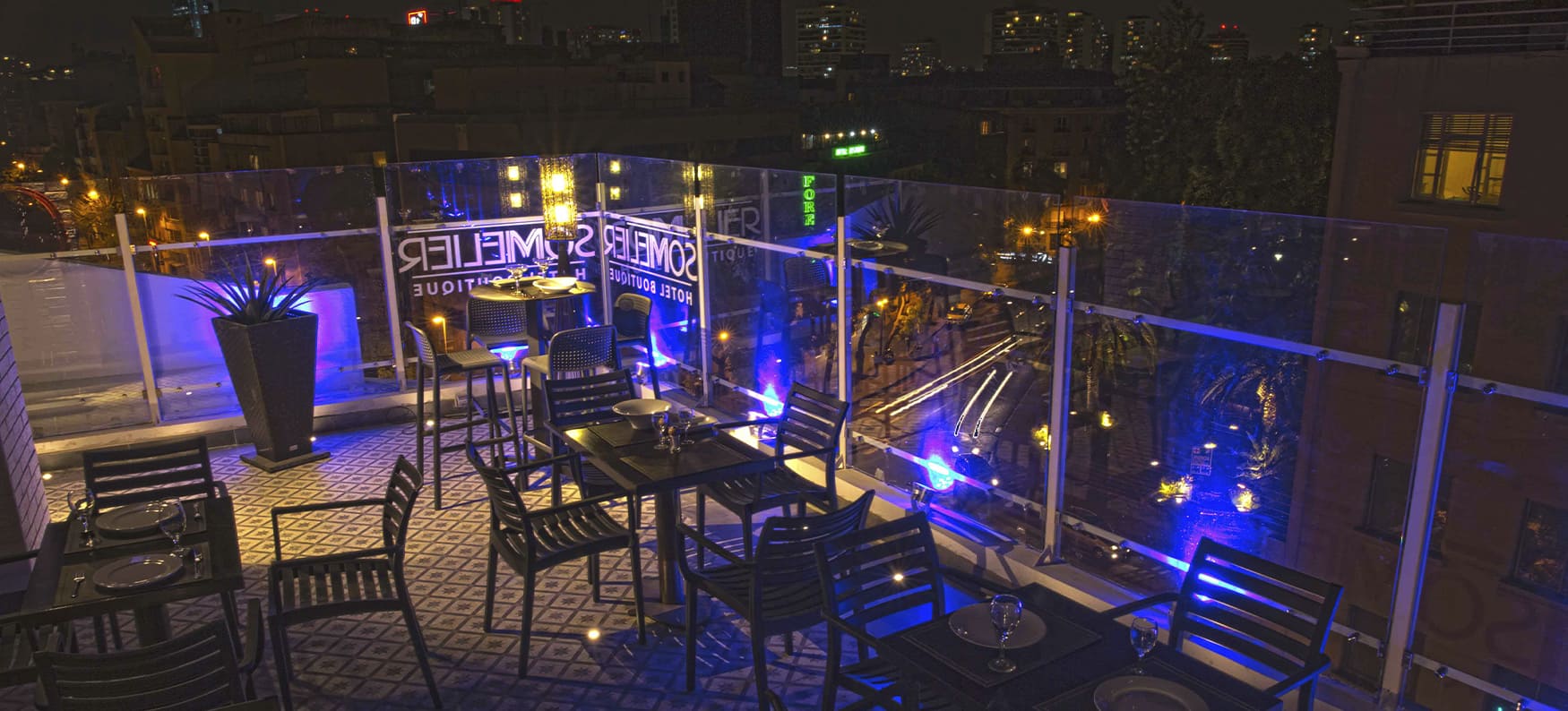 rooftop bar